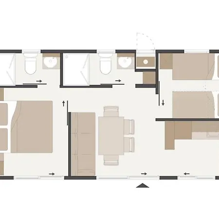 Vakantiehuis Mobile 631 - Private Jacuzzi & Sea View *