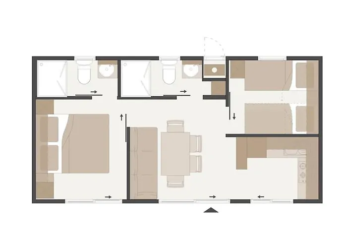 Hébergement de vacances Mobile Homes - Alpe Jadran Mobil - 631 *